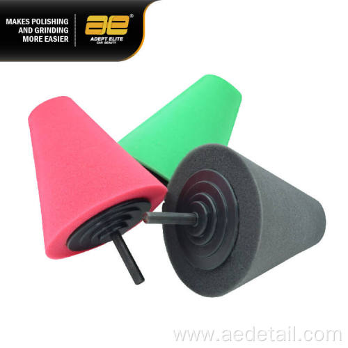 Burnishing Foam Sponge Polishing Cone Shaped Buffing Pads